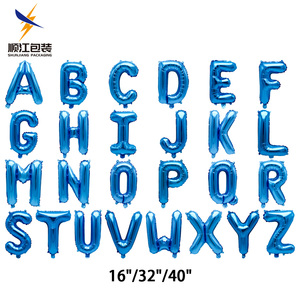 Hot Selling 16 40 Inch Gold/Sliver/Red/Blue/Rose Gold Globos A-Z Alphbet Balloon Letters Foil Helium <strong>Ballons</strong> - Product Image 6