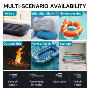 Портативный насос для накачивания шин 150 Psi, USB-C 12 В, пиковые 3000A, аварийные инструменты для автомобиля, пусковое устройство, воздушный компрессор - Product Image 5