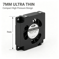 Ventola Assiale DC 3507 Personalizzata OEM 35x35x7mm 5V 7000RPM con Telaio in Acciaio Inox e Cuscinetto Idraulico per Raffreddamento FPV Vtx