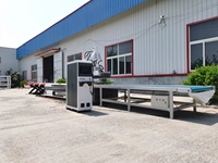 Machine de fraisage CNC à commande numérique ATC à ligne droite avec chargement et déchargement entièrement automatiques pour la découpe de panneaux en bois