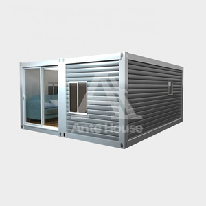 Стильная 2-этажная огнестойкая стальная резиденция | Дизайн зеленого капсульного дома с деревянной каютой и большой террасой - Product Image 3