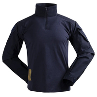 Costume de grenouille tactique d'extérieur avec pantalon et veste, design personnalisé, uniforme tactique bleu imperméable pour hommes