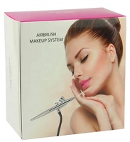 Aérographe rechargeable BT-16B avec compresseur Type d'alimentation par gravité en cuivre pour le maquillage et la décoration de gâteaux