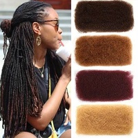 Extensions de Cheveux Humains Vierges Bouclés Crépus Afro de Haute Qualité 100% Non Traités et Bruts, Cuticules Alignées, en Vrac, Fournisseur de Dreadlocks