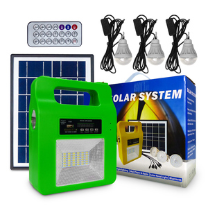 Gcsoar <span class=keywords><strong>mini</strong></span> xách tay khẩn cấp cung cấp điện 12v 20 wát năng lượng mặt trời máy phát điện với panel năng lượng mặt trời led ánh sáng - Product Image 5