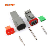 CHENF 2 3 4 6 8 12 دبوس الألمانية السيارات الذكور الإناث DT موصل للماء السيارات الكهربائية سكل طاقة تسخير موصلات