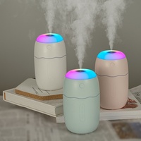 Humidificateur USB créatif en plastique avec ions négatifs, grande capacité, fonctionnement silencieux pour la maison et le bureau, idéal comme cadeau