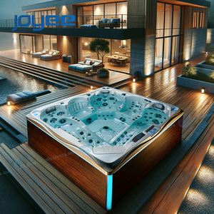 JOYEE Luxury 5 Persons Party Home New American Balboa Control Acrylic Outdoor Hot Tub <span class=keywords><strong>Spa</strong></span> - Product Image 2