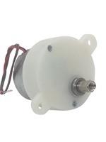 Moteur à engrenages micro DC pour voitures électriques, artisanat et caissons lumineux publicitaires 6V, efficacité IE1, boîte de vitesses en plastique