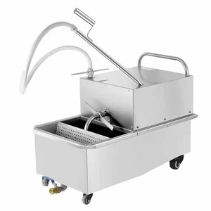 Commercial 48L Stainless Steel Cooking Oil Filter <b>Machine</b> New Condition Portable <b>Fryer</b> Oil Filtration System Brand New Oil Filtr - Product Image 2