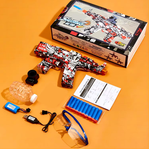 Fucile Giocattolo AK47 Mini 2 in 1 ad Alta Velocità 7.4v con Proiettili Morbidi, Simulazione Blaster AK <span class=keywords><strong>47</strong></span> - Product Image 4