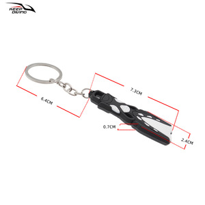 พวงกุญแจรูปครีบดำน้ำซิลิโคน Keep Diving รุ่น 3D พร้อมห่วงสแตนเลส PS-033 - Product Image 3
