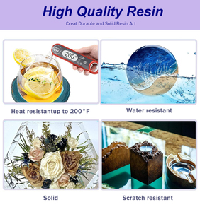 Nhựa Epoxy nghệ thuật và keo cứng cao trong suốt không vàng dễ dàng trộn 1: 1 nhựa Epoxy tinh thể rõ ràng - Product Image 5