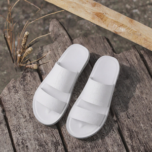 Sandalias Blancas de Tiras Árabes para Hombre, Punta Abierta, Estilo Deslizante, Flexibles, Transpirables, Calzado Casual de Verano - Product Image 2