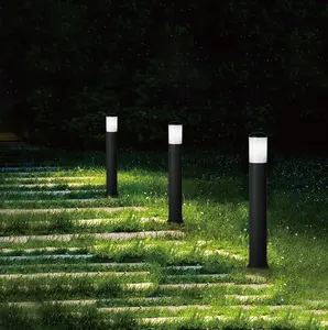 PL7001 PC 소재 외부 IP54 방수 현대 잔디 빛 풍경 볼라드 빛 야외 Led 정원 빛