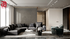 Piastrelle <span class=keywords><strong>Sottili</strong></span> per Bagno Grigio Scuro LA'BOBO THIN TILES - Product Image 3