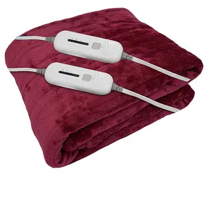 Queen size, super large size, warm and soft cosy flannel electric heating blanket