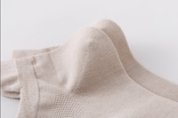 Chaussettes basses de sport pour femmes, en coton pur, anti-transpiration, anti-odeur, respirantes, antibactériennes, séchage rapide, noires et blanches