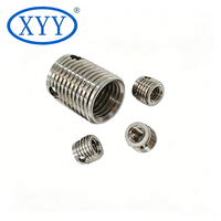Dynamic Load Resistant Nitronic 60 Three Hole Self Tapping Insert Thread Fixing Sleeve for Pump Body Thread Restoration