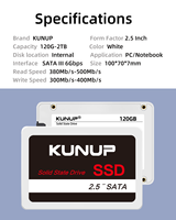 Портативный SSD-накопитель 1 ТБ, 2.5 SATA3, полноразмерный, для ноутбуков, SATA SSD 3.0