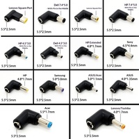 Câble de charge rapide 100W PD USB C vers DC avec 14 embouts adaptateurs tressés pour ordinateur portable et accessoires électroniques
