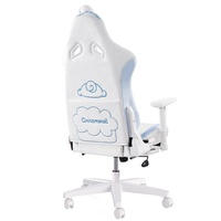 Chaise d'ordinateur de haute qualité grandes oreilles filles chaise de jeu jeu Autofull blanc cannelle chaise de jeu avec repose-pieds pour adulte