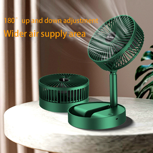 Ventola di raffreddamento ad aria ventilatore da tavolo circolatore aria forte flusso d'aria angolo regolabile a basso rumore silenzioso ventilatore pieghevole - Product Image 4