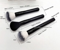 Idéal pour les fonds de teint en poudre minérale Big Fluffy Bronzer Brush Blush Brush for Makeup Large Round Face Powder Brush