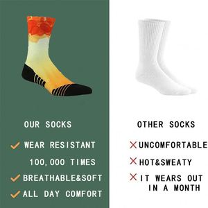 Calcetines Deportivos para Ciclismo de Secado Rápido con Spandex - Product Image 4