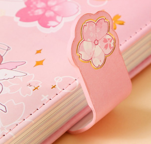Toptan renk sayfası günlüğü dizüstü kawaii sevimli çocuklar anime okul öğrencileri karikatür kiraz çiçeği melek dizüstü - Product Image 4