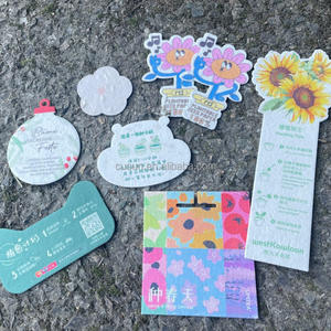 Gran oferta, papel de semilla personalizado promocional, tamaño del cliente, tarjeta de papel ecológica, tamaño del logotipo, papel de semilla - Product Image 6