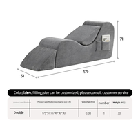 Fauteuils de yoga pour adultes, chaise longue ergonomique avec coussin lombaire et ottoman, parfaits pour les étirements et la relaxation
