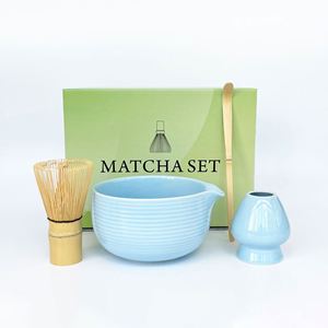 Tradition Matcha Tools Ceramic Bowl with Spout Bamboo Chasen <b>Tea</b> Scoop Japanese <b>Tea</b> Ceremony Accessories Matcha Kit - Product Image 3