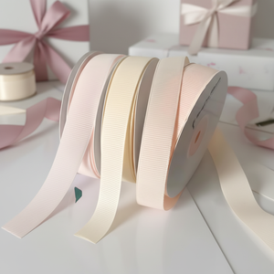 <span class=keywords><strong>Cinta</strong></span> con Logotipo Impreso en 3D Personalizado - Satén/Grosgrain de Alta Densidad con Textura en Relieve para una Marca Premium - Product Image 1