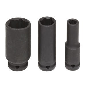 Llave de impacto Fervi de 29 mm con accionamiento hexagonal de 1/2 pulgada, grado industrial, longitud de 90 mm - Product Image 1