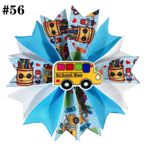 Nouvelle mode 4.5 ''pointes de cheveux livre d'arc de cheveux Apple <span class=keywords><strong>Libary</strong></span> bookver arc de cheveux pour enseignant accessoires de cheveux - Product Image 4