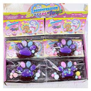 TOYSRUNNER CQ531 2025 New Design Jumbo Size <b>Cat</b> Paw <b>Squishy</b> Toy Sensory Fidget Stress Relief Kawaii Ball Ultra Soft 5 7 Years - Product Image 2