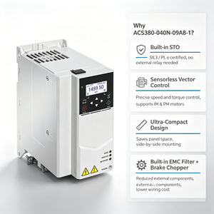 อินเวอร์เตอร์ VFD 2.2 กิโลวัตต์ 220 โวลต์ เฟสเดียว เป็น 240 โวลต์ 3 เฟส สำหรับปั๊มคอมเพรสเซอร์ - Product Image 3