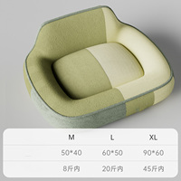 Usine OEM/ODM, fabrication sur mesure de lits orthopédiques de luxe en mousse à mémoire de forme pour chiens et chats, coussins lavables avec housse amovible