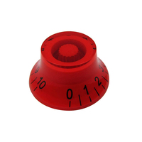 Gros rouge en plastique guitare basse chapeau haut de forme cloche vitesse boutons bouton de guitare électrique pour LP SG pièces de guitare électrique