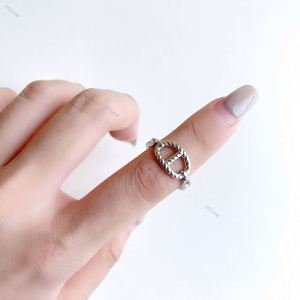 Dylam New Arrival Hot Selling <b>Adjustable</b> Open Ladies Simple Style Knot <b>Rings</b> 925 Sterling <b>Silver</b> <b>Rings</b> Designs Women Jewelry - Product Image 4