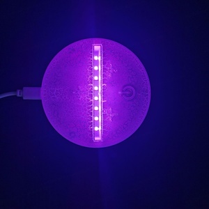 Bases de lampes de nuit en gros pour artisanat, vitraux, avec interrupteur et capteur, lampes LED en acrylique, bases en vrac pour le Royaume-Uni, bases acryliques 3D - Product Image 6