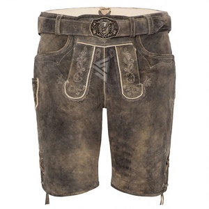 Disfraz de Lederhosen de Piel de Cabra para Hombre, Estilo Bávaro, para Oktoberfest, Festival Alemán de la Cerveza, Cosplay, Fiesta - Product Image 1