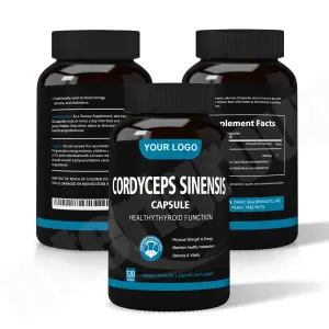 Etiqueta privada Cordyceps sinensis Extracto de hierbas de setas Cordyceps sinensis cápsula