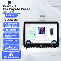 Radio para Auto DUDUAUTO DUDU7 A7870 AKM7739 DSP TDA7808 de 13.1 Pulgadas para Toyota Prado 2010-2022 FJ150