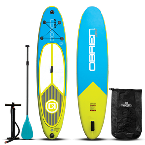 Livraison rapide FUNSPORTS Planche de paddle gonflable en PVC de 11 pieds avec grand rangement Garantie de 3 ans pour la navigation en eaux océaniques - Product Image 1