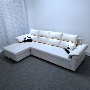 फैक्टरी सीधे अनुकूलित घर सोफे बिस्तर सेट तह पोर्टेबल Chesterfield सस्ते कीमत भंडारण परिवर्तनीय एल आकार सोफा बेड - Product Image 4