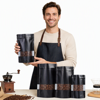 Prix d'usine – Sachet Doypack étanche avec fenêtre et fermeture éclair en papier kraft pour emballage de noix, poudres et snacks