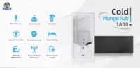 Tragbare 380L Acryl-Eisbadewanne für 1 Person – Kaltwasser-Therapie für Fußballerholung und Outdoor-Aktivitäten