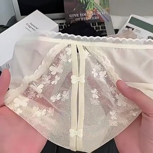 镇尚美女士无秀潮人丁字裤性感蕾丝厚脸皮比基尼内裤日常无缝XL内衣女性弹性好 - Product Image 3